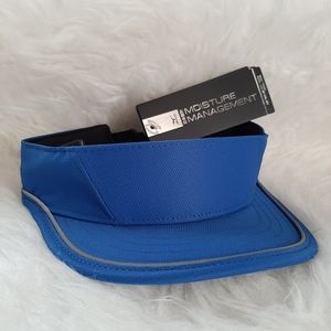 Mizuno Elite Run Visor Nautical Blue NWT